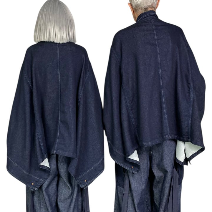 COVERALL CAPE INDIGO RINSE