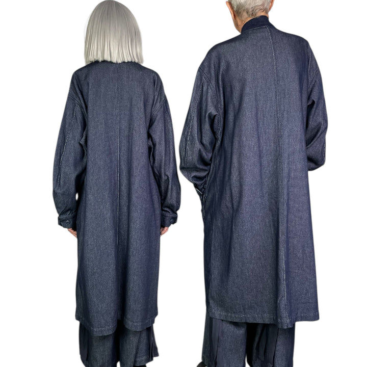 HAORI JUNGLE LONG DENIM JACKET