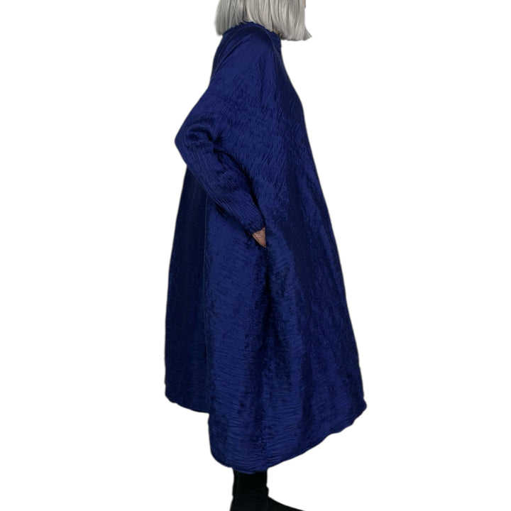 HORIZONTAL PLEAT LINED DRESS