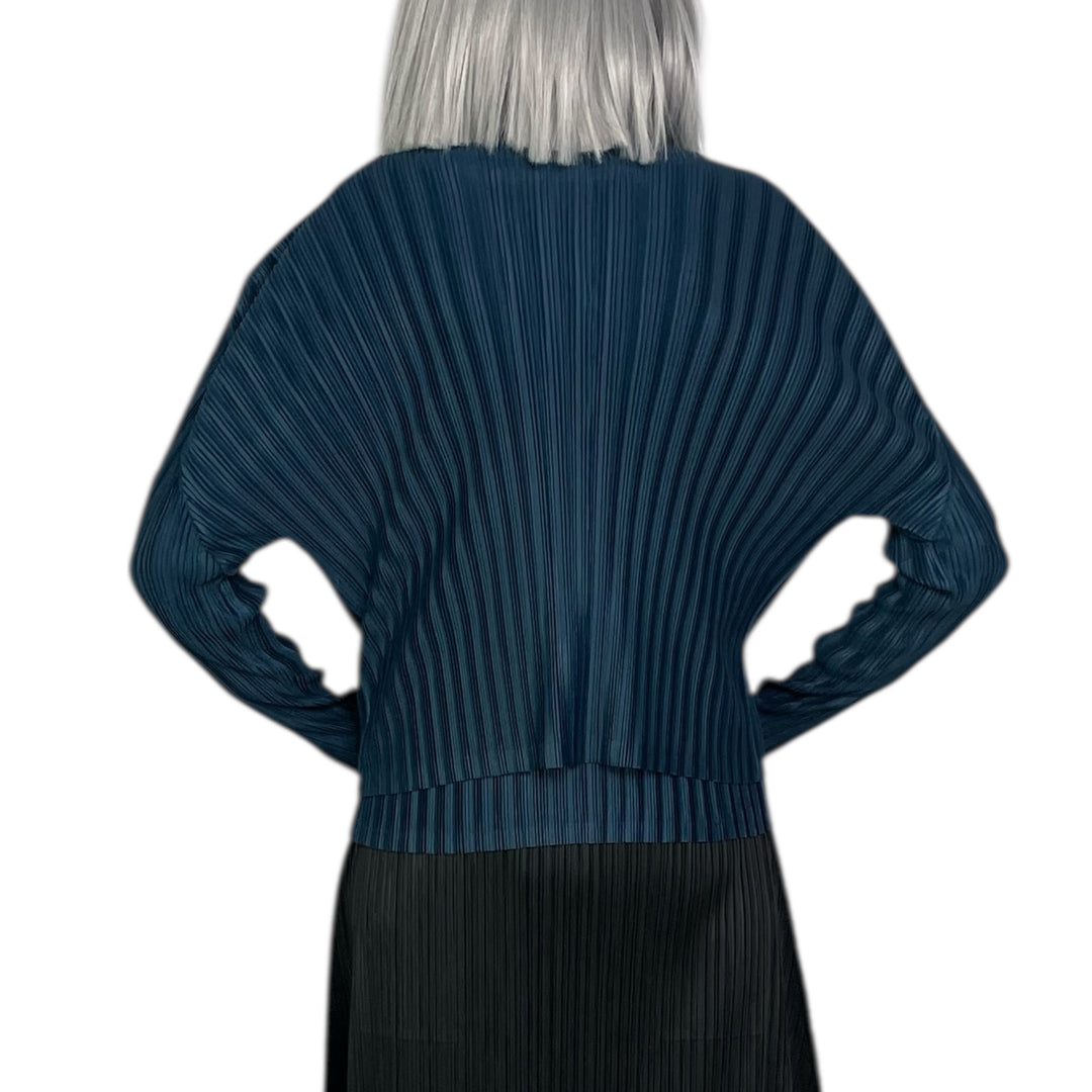 RIB PLEATS NOVEMBER CARDIGAN