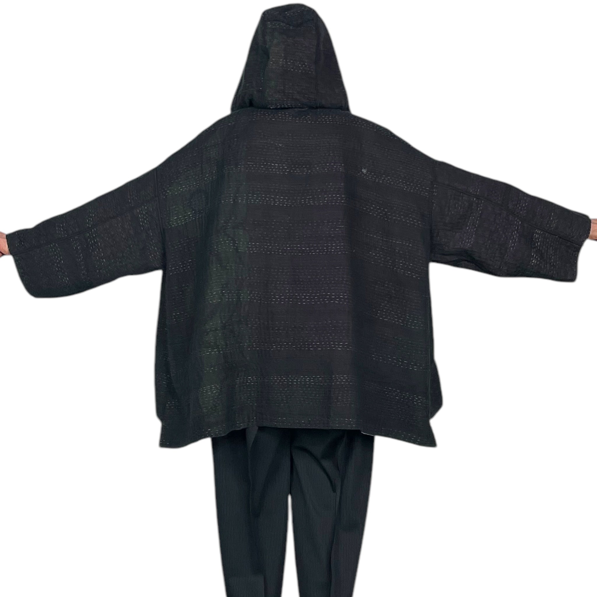 【新品】IORE PONCHO COAT / black PONCHO COAT – IORE