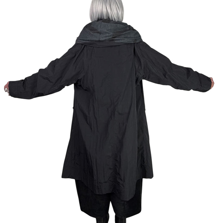 REVERSIBLE HOODED COAT
