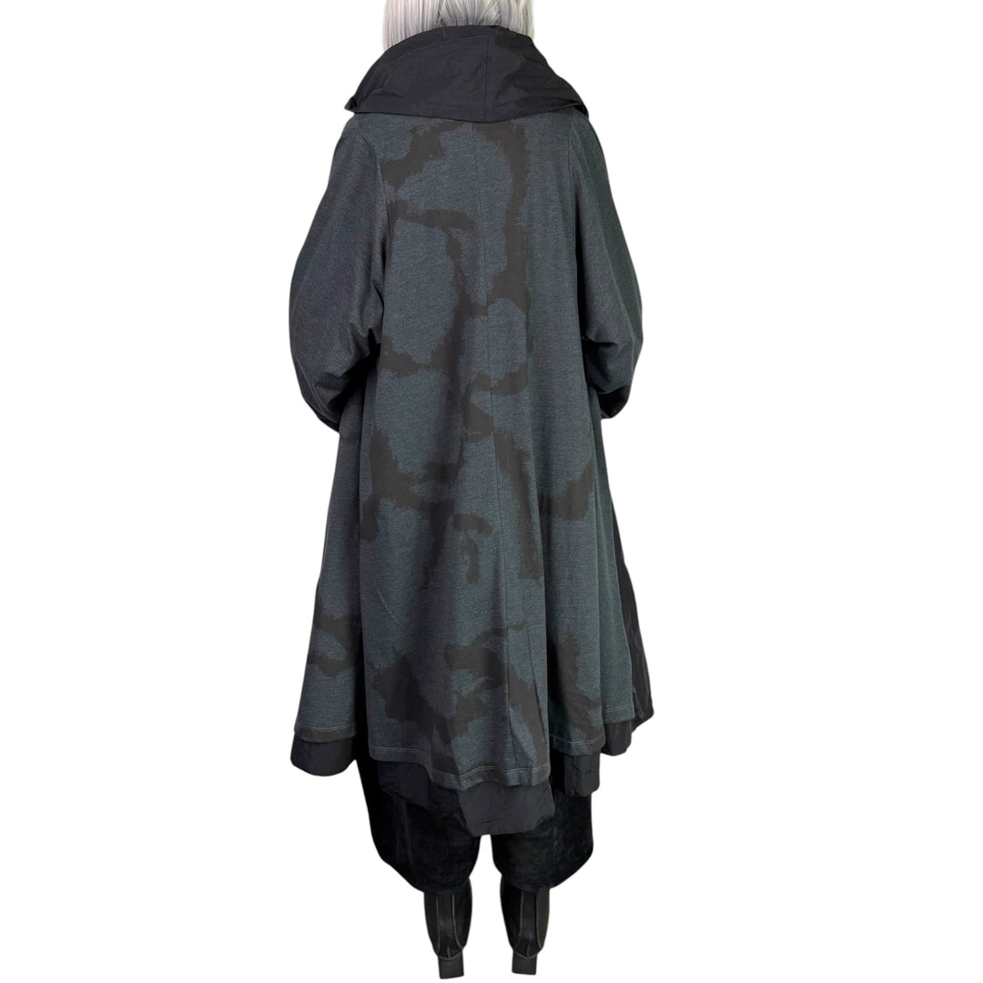 REVERSIBLE HOODED COAT