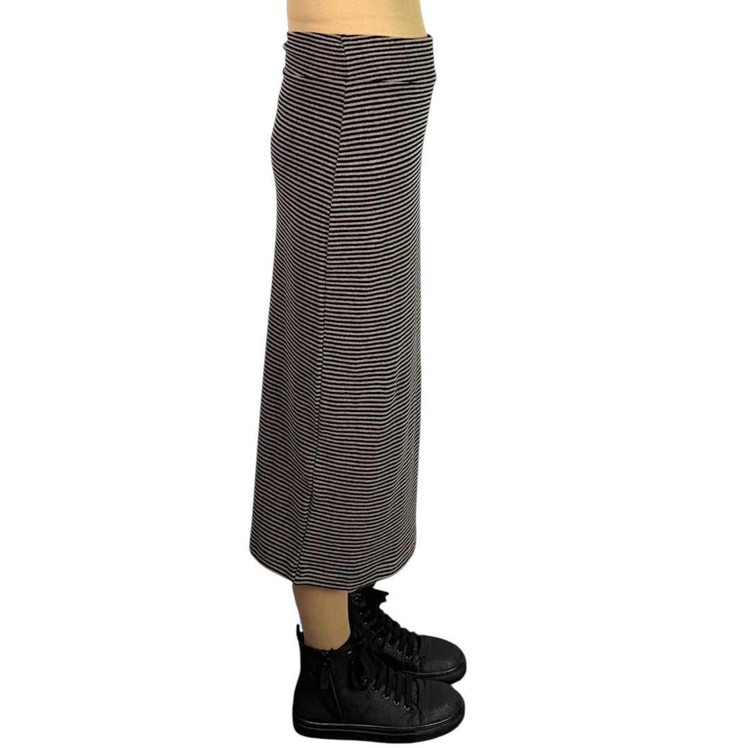 LILLA MICRO-STRIPE SLIM SKIRT