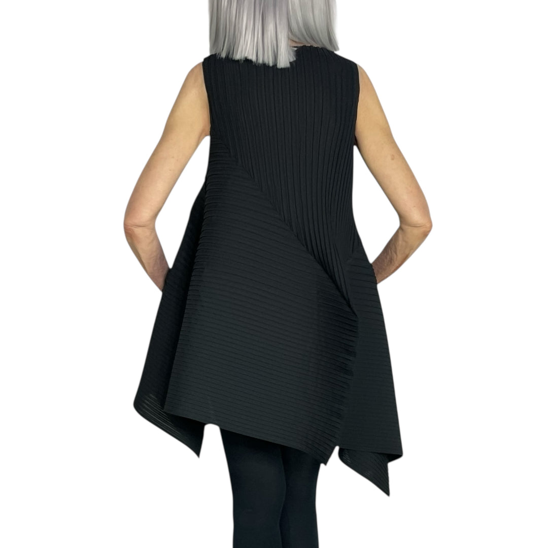 FOLD PLEATS TUNIC DRESS