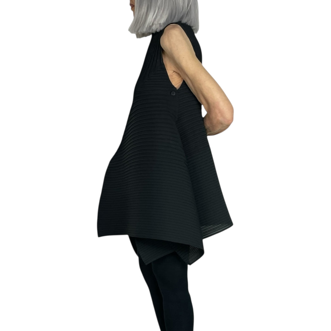 FOLD PLEATS TUNIC DRESS