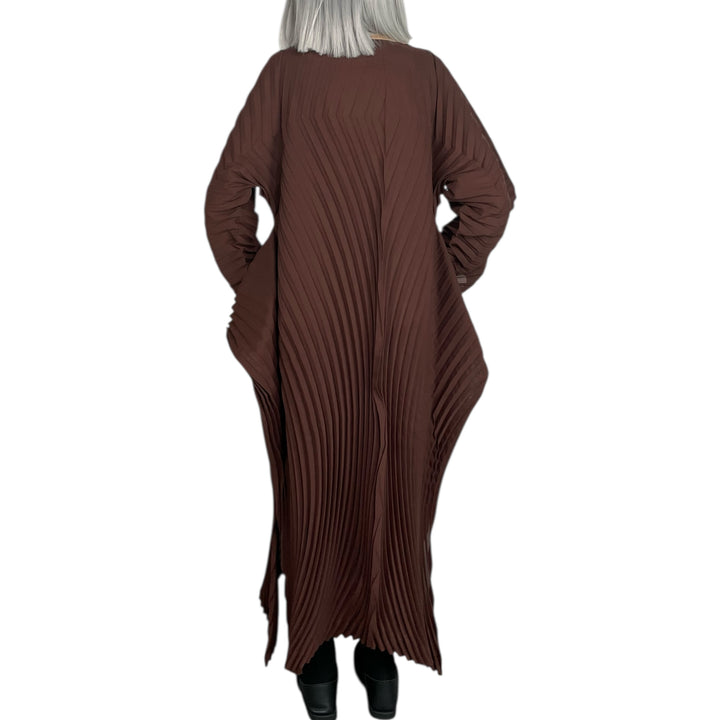 WAVE PLEATS LONG DRESS