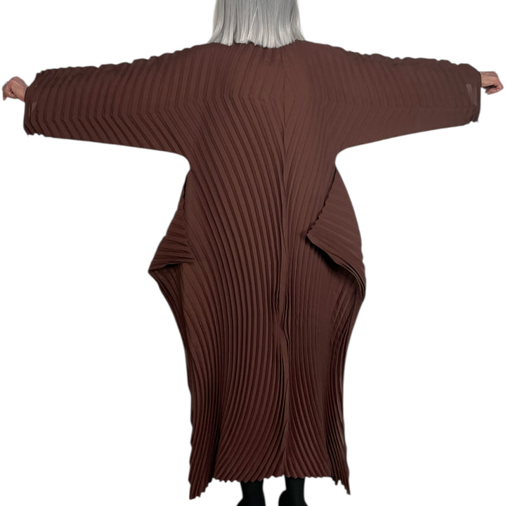 WAVE PLEATS LONG DRESS