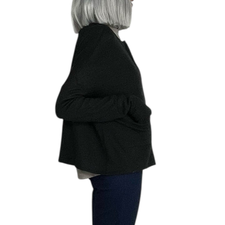 ROUND NECK KNIT CARDIGAN