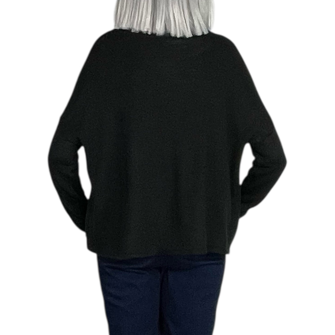 ROUND NECK KNIT CARDIGAN