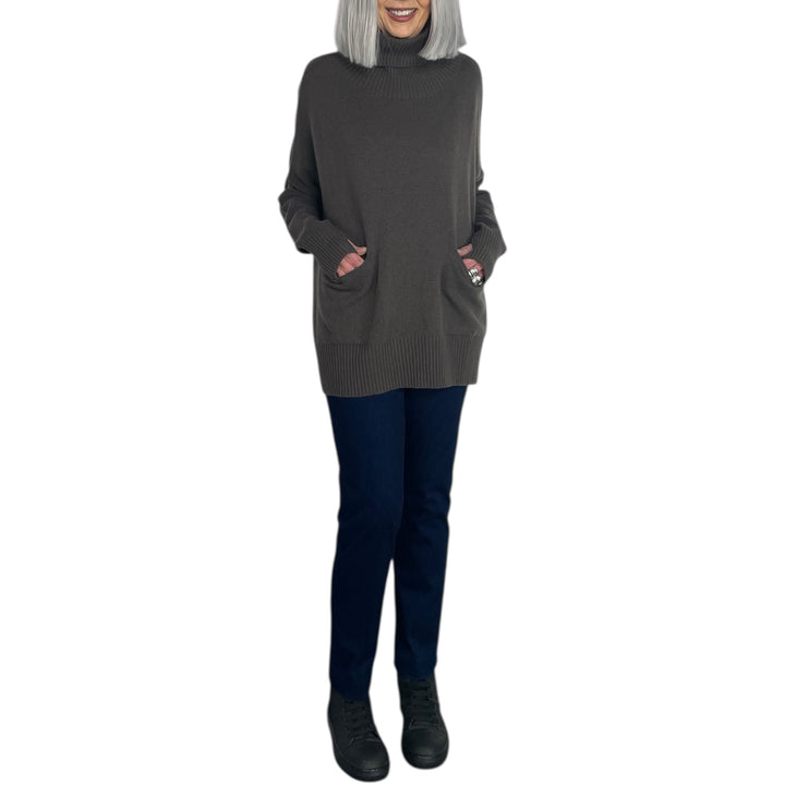 TURTLENECK KNIT PULLOVER