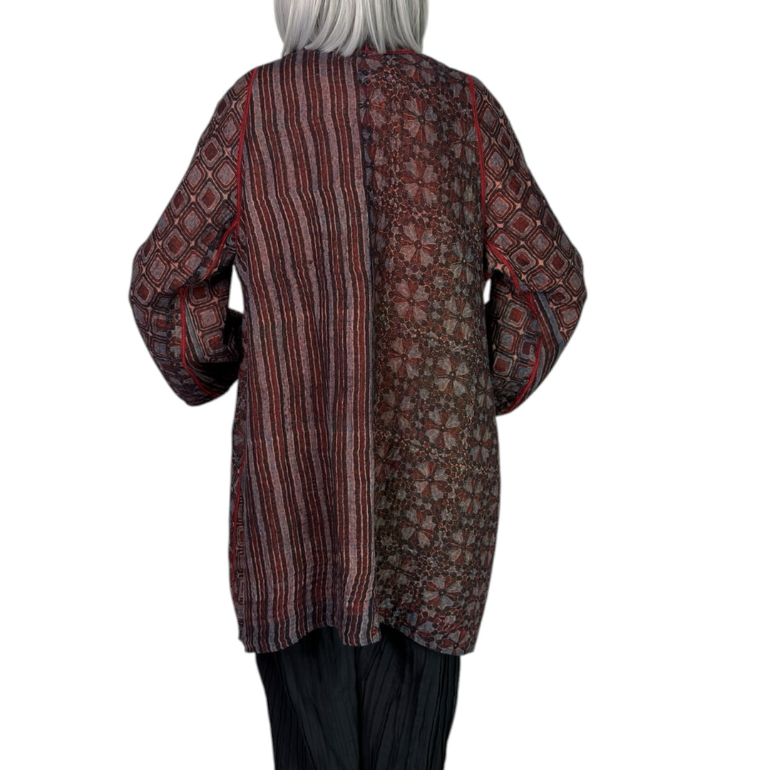 AJRAKH & PATCH A-LINE JACKET