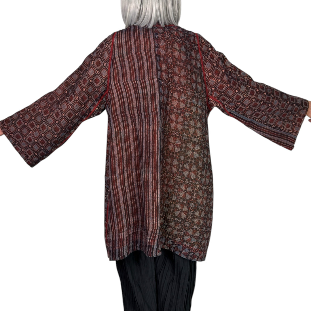 AJRAKH & PATCH A-LINE JACKET