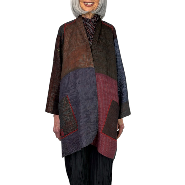 AJRAKH & PATCH A-LINE JACKET