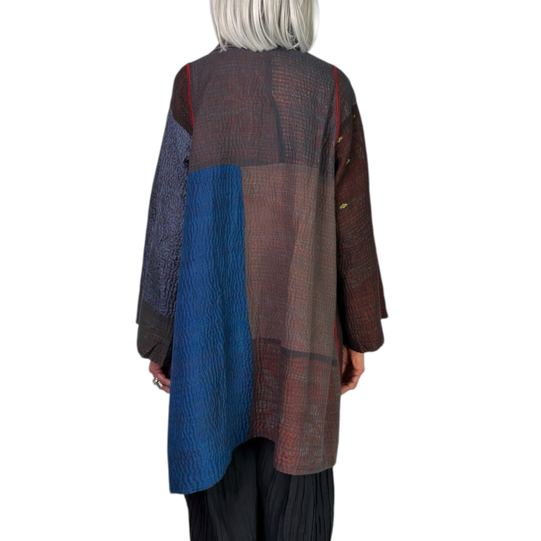 AJRAKH & PATCH A-LINE JACKET