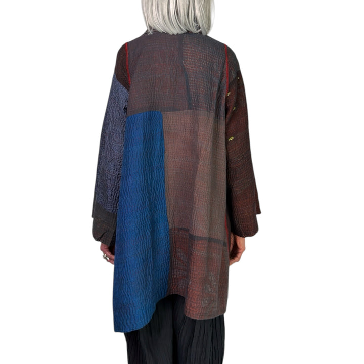 AJRAKH & PATCH A-LINE JACKET