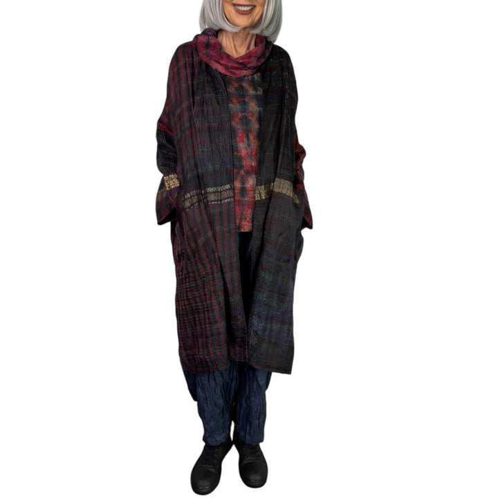 NEW KIMONO WRAP COAT