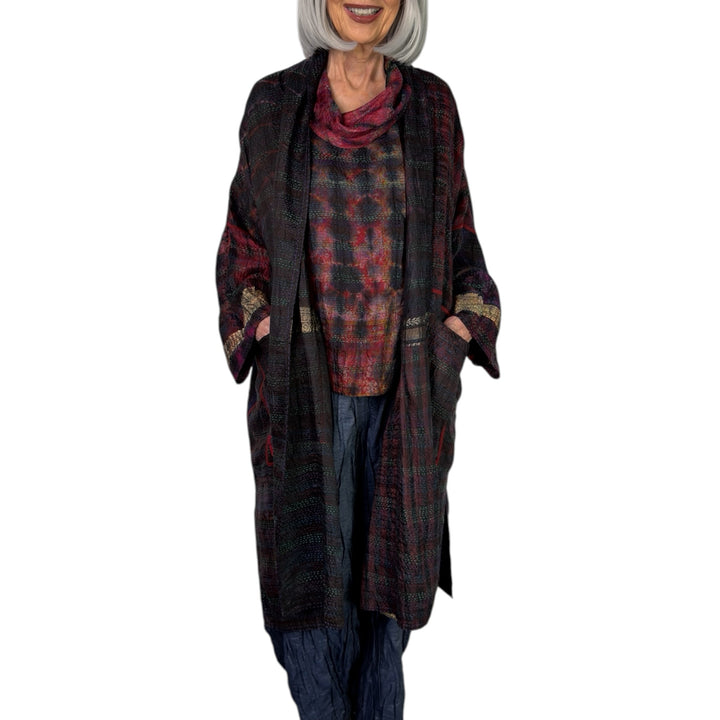 NEW KIMONO WRAP COAT