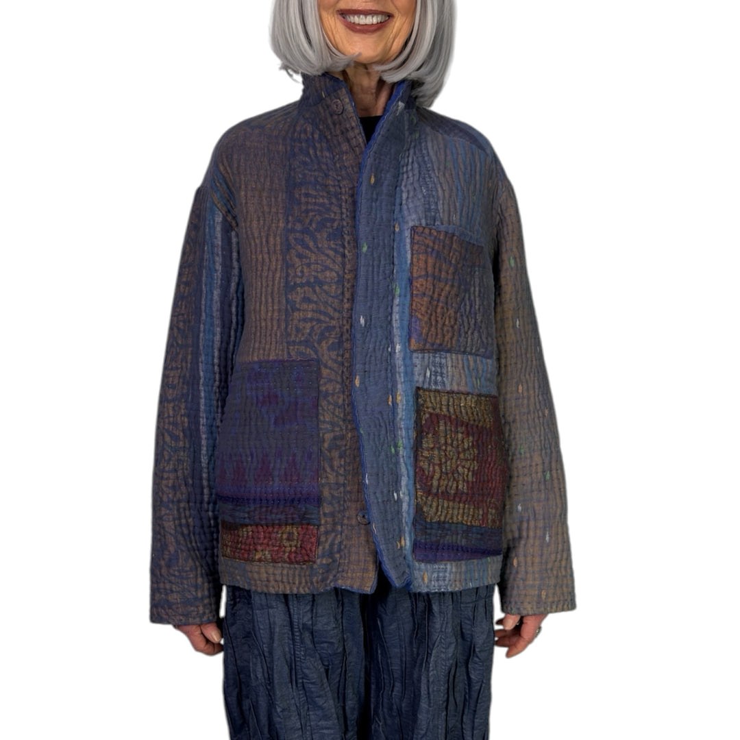 QUILTED MEN'S BLOUSON JACKET