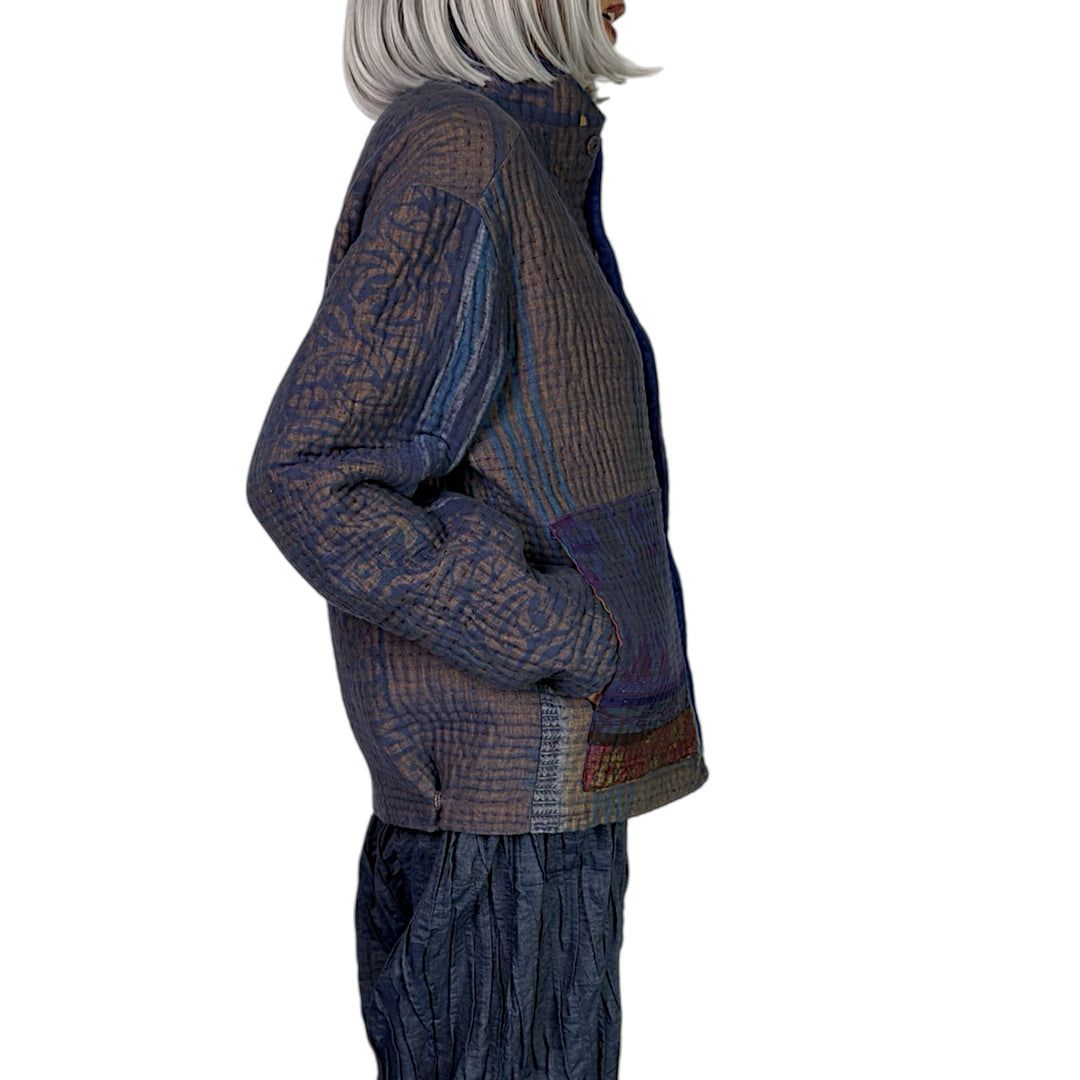 QUILTED MEN'S BLOUSON JACKET