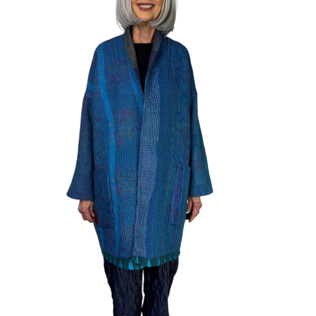 QUILTED HAORI JACKET