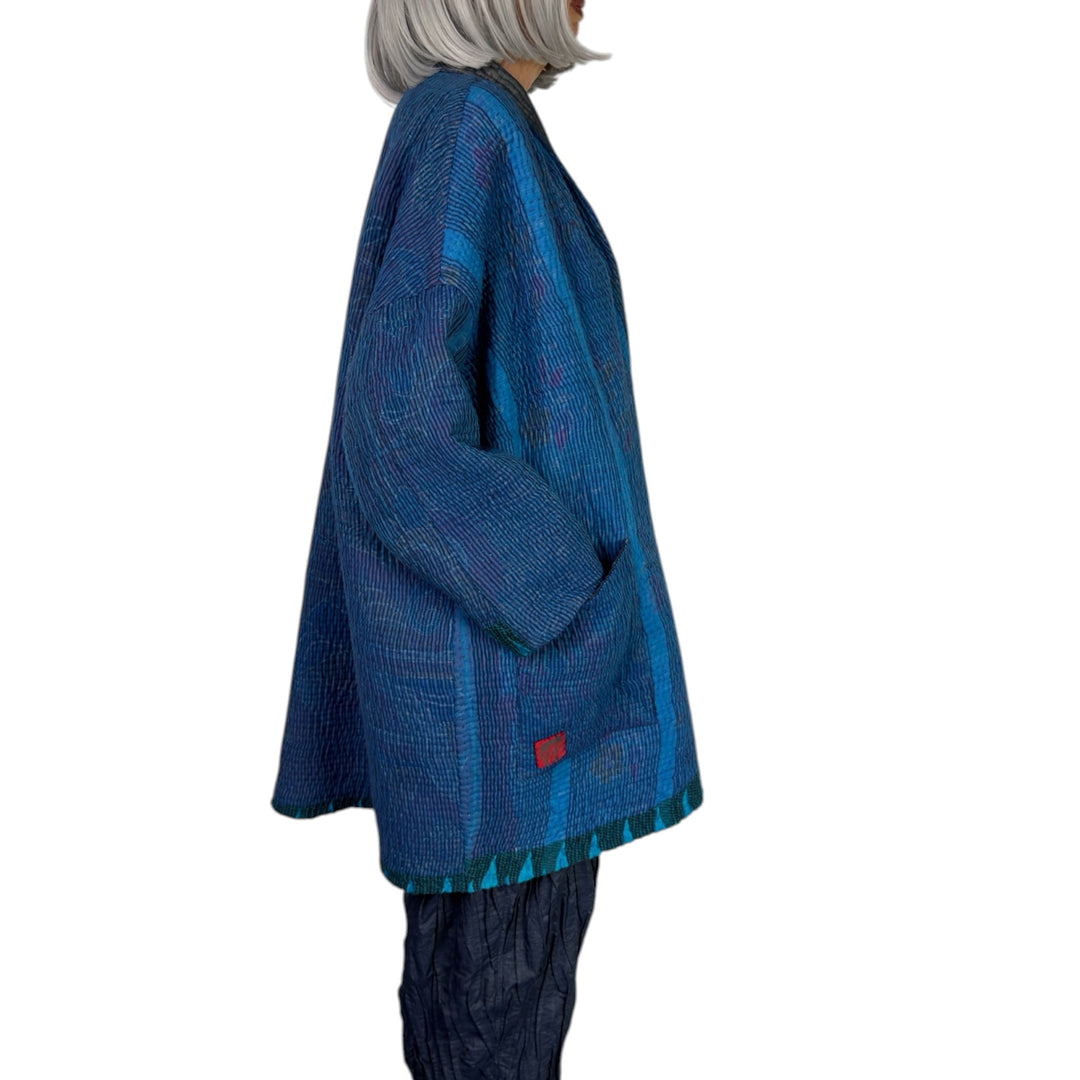 QUILTED HAORI JACKET