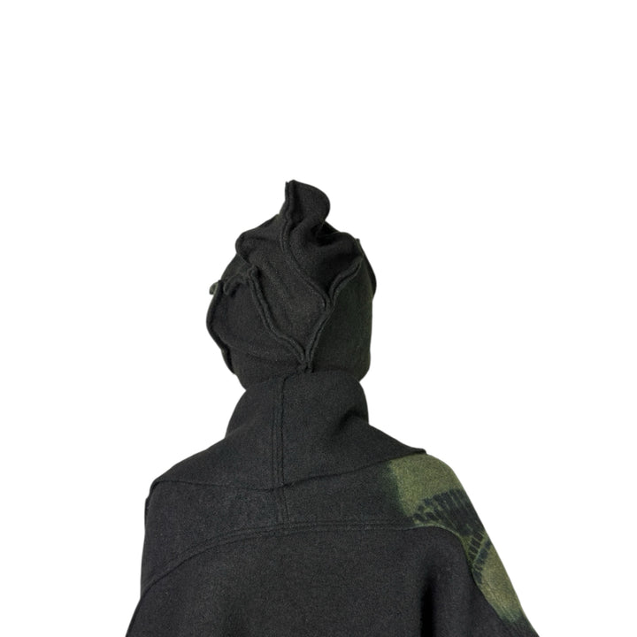 CIRCLE TIE DYE BW PATCHWORK HAT
