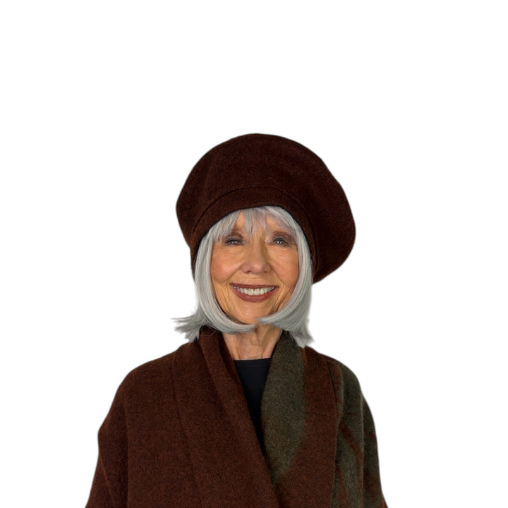 CIRCLE TIE DYE BW BERET