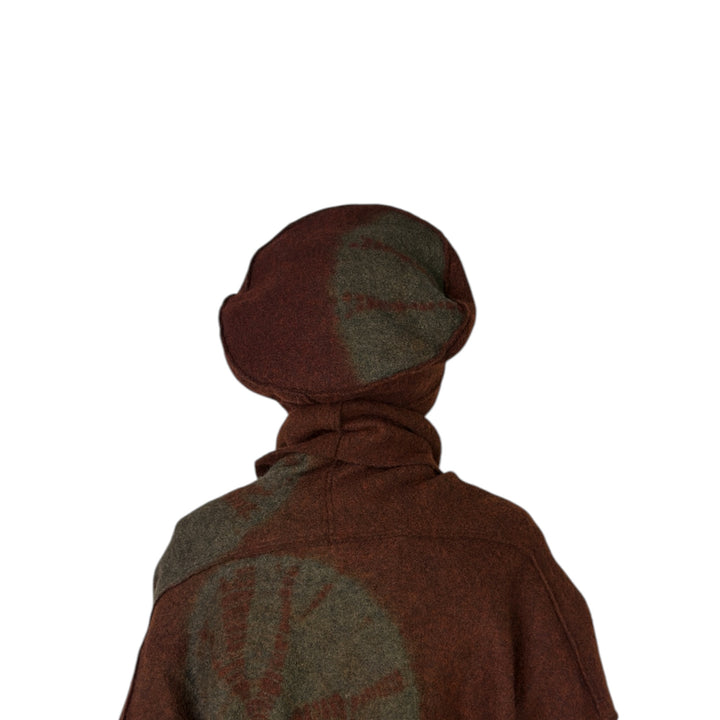 CIRCLE TIE DYE BW BERET
