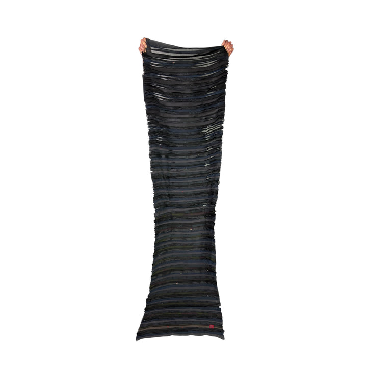 WAVY STRIPE SMALL SHAWL