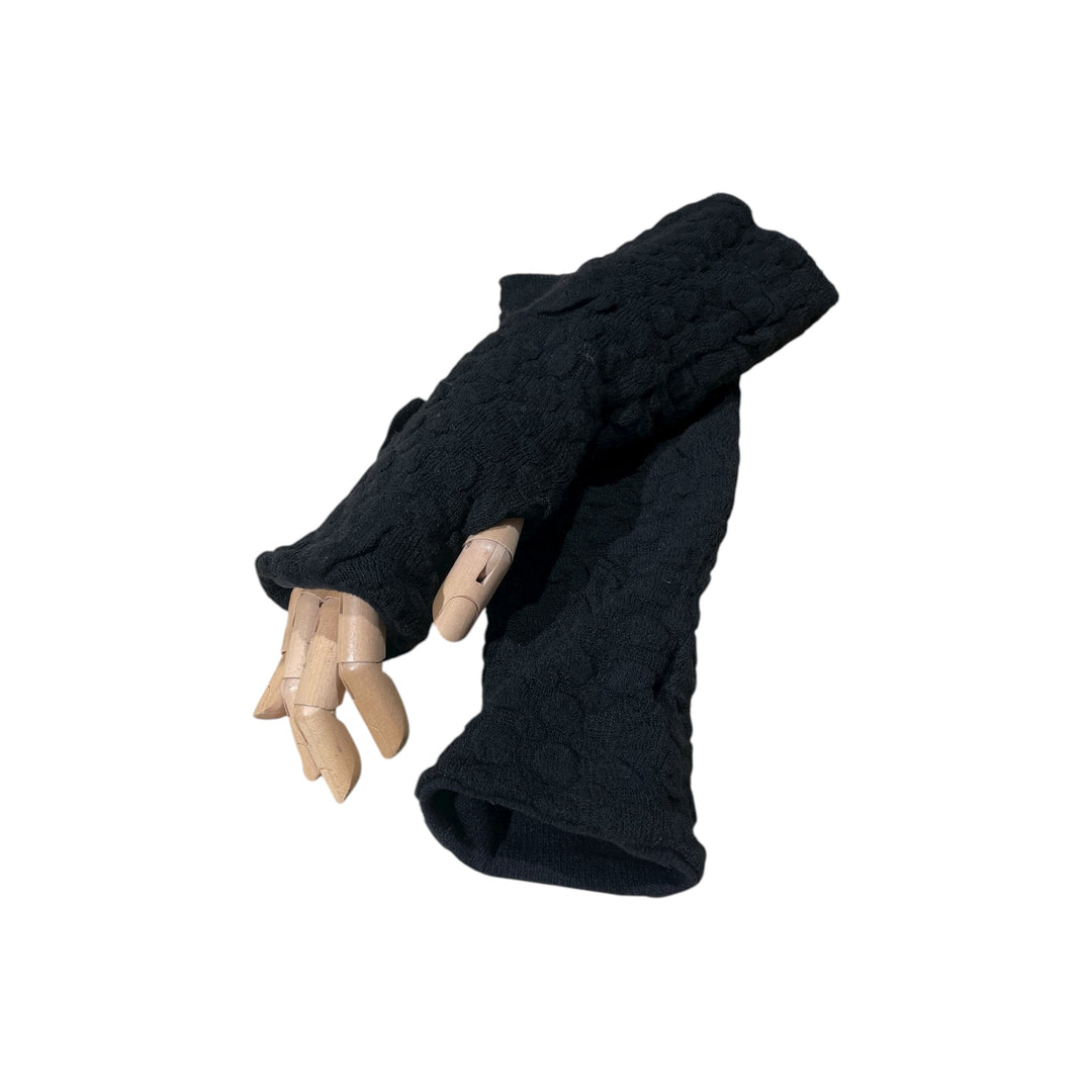 COCO BUBBLE KNIT FINGERLESS GLOVES