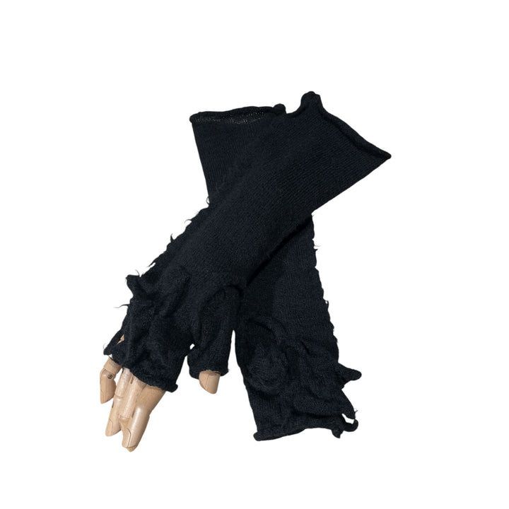 WOOL FINGERLESS GLOVES
