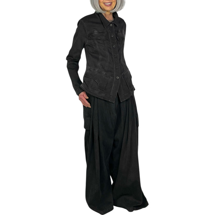 WIDE LEG DENIM TROUSER