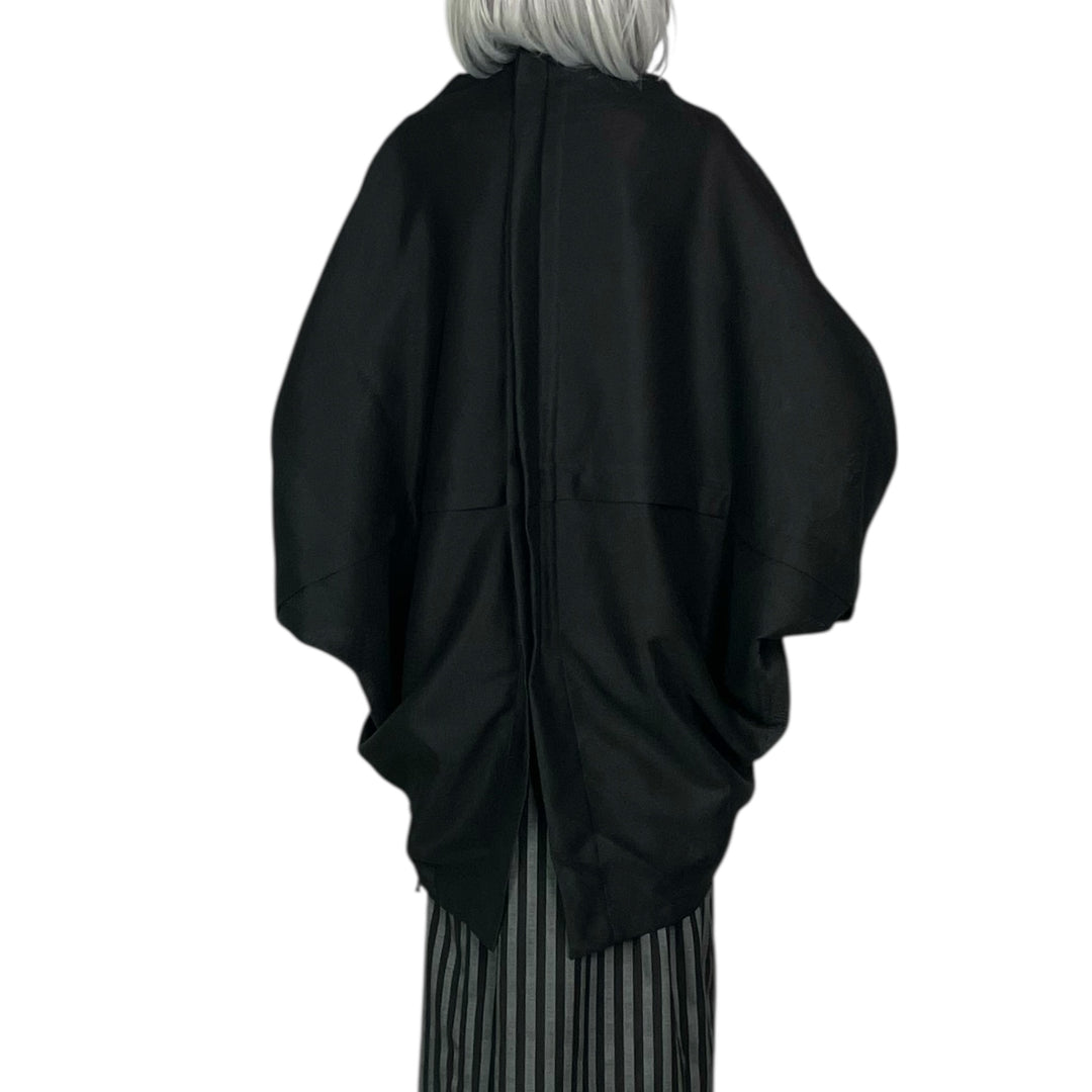 MESH ZIP COCOON JACKET