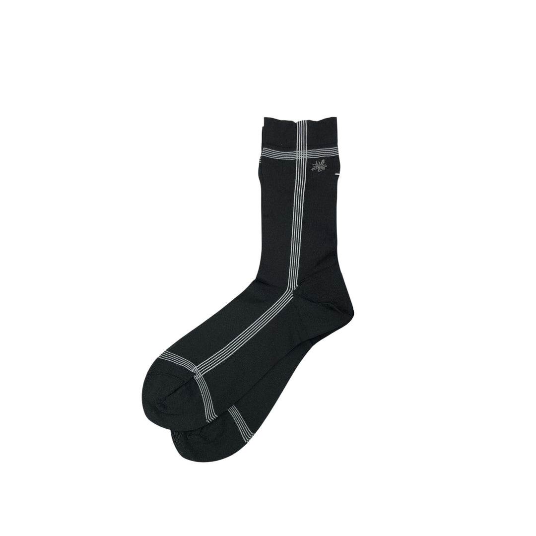 SIDE LINE SILK ANKLE SOCKS