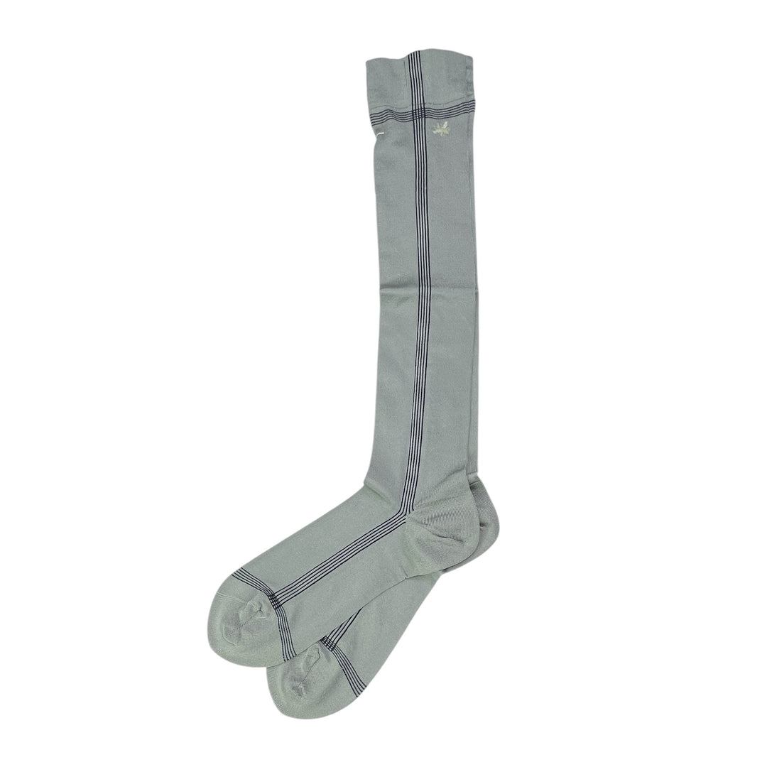 SIDE LINE SILK KNEE-HI SOCKS