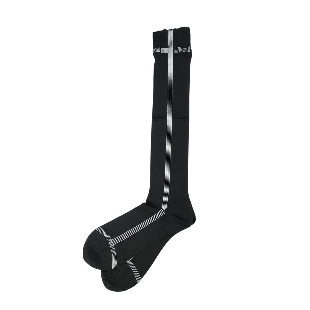 SIDE LINE SILK KNEE-HI SOCKS