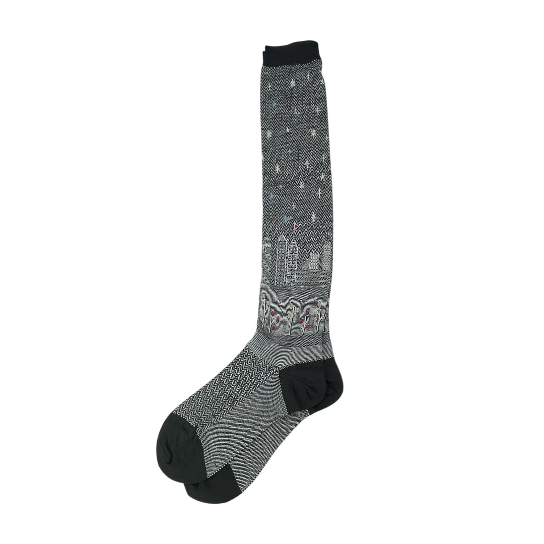 CITY SCAPE KNEE-HI SOCKS