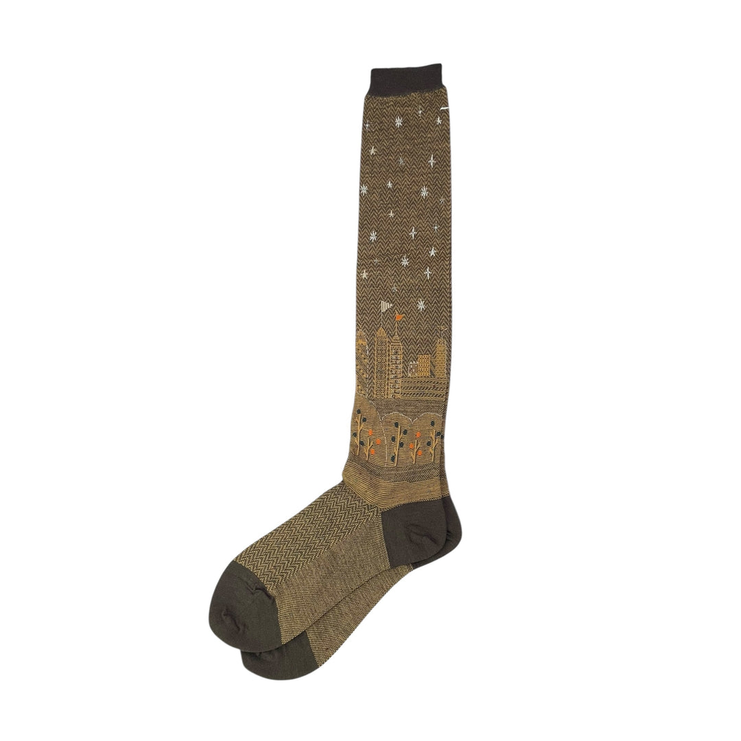 CITY SCAPE KNEE-HI SOCKS