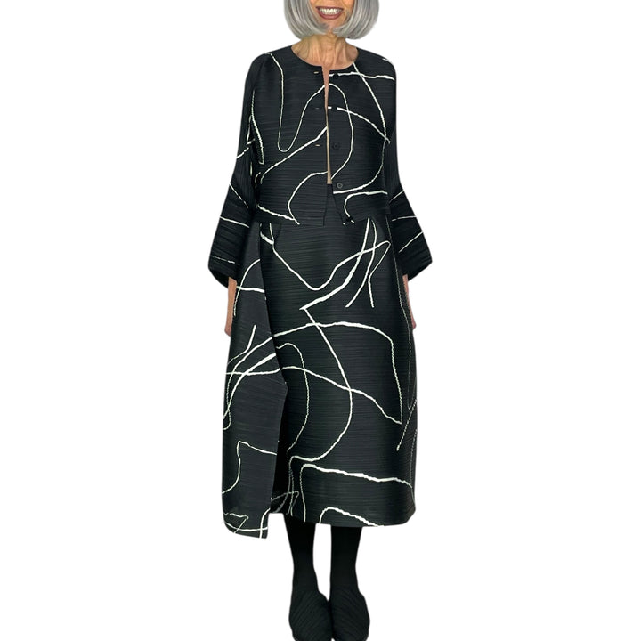 PAUSE PRINT SHORT JACKET