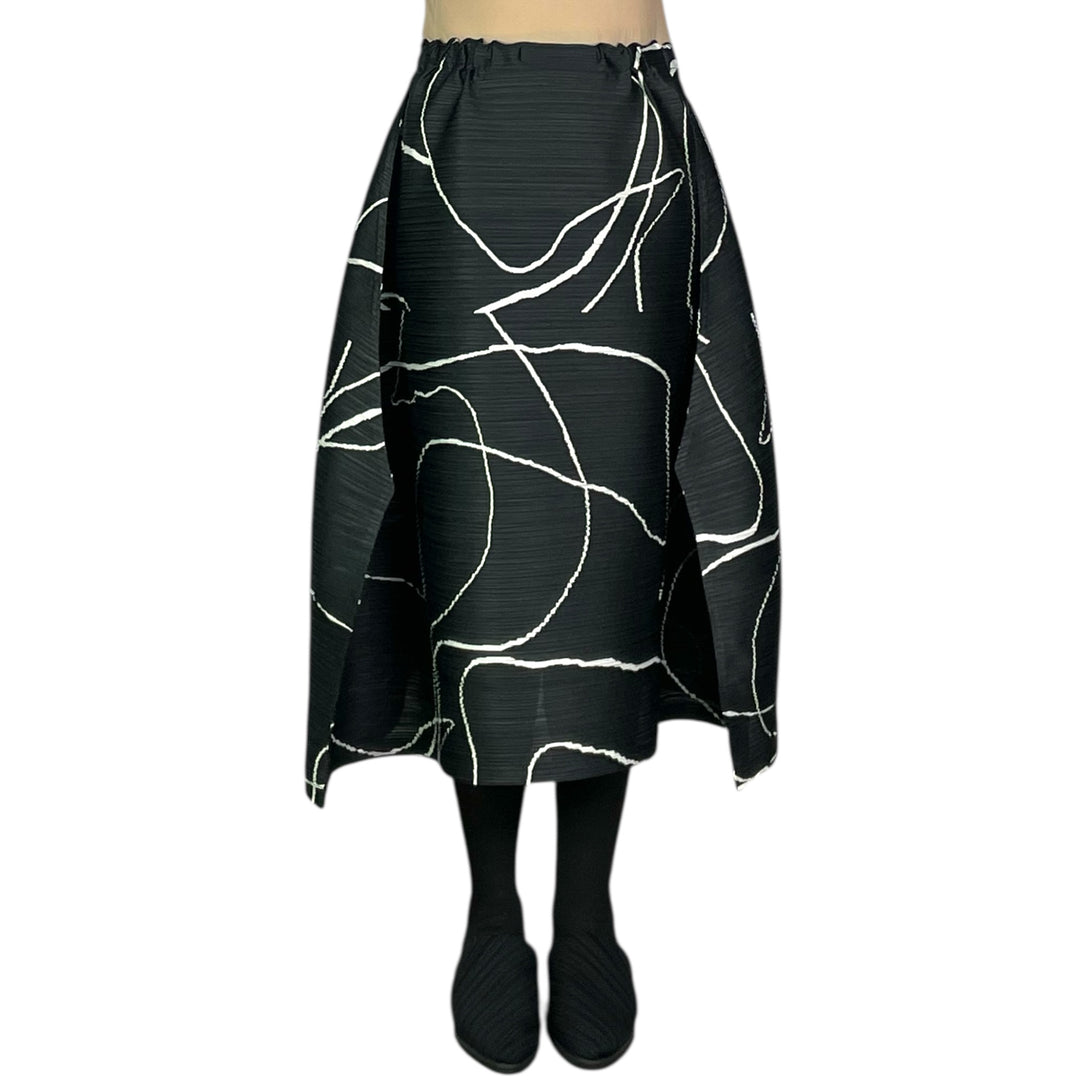 PAUSE PRINT SKIRT 