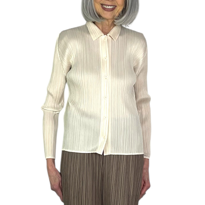 PLEATS L/S SHIRT