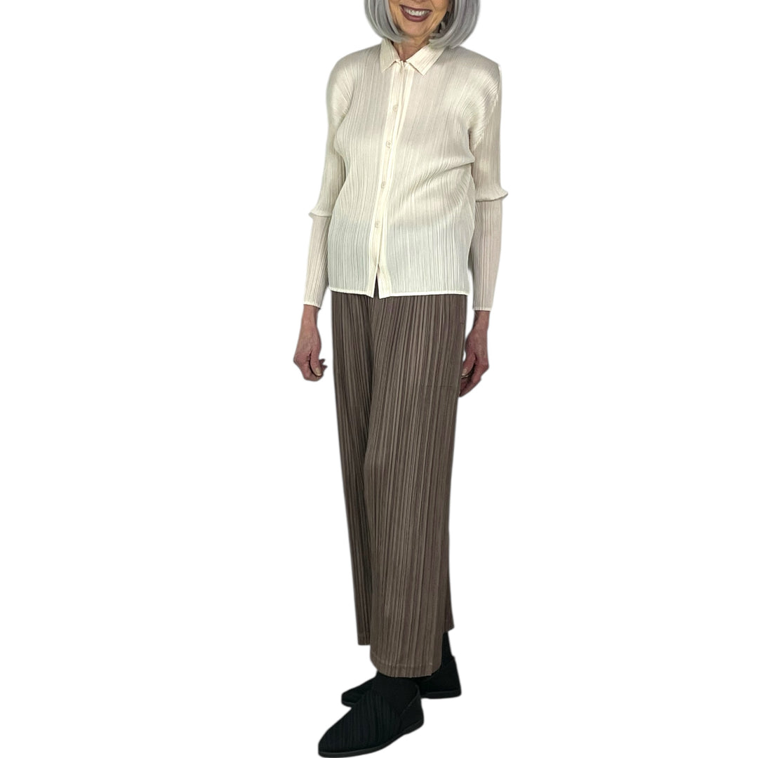 PLEATS L/S SHIRT
