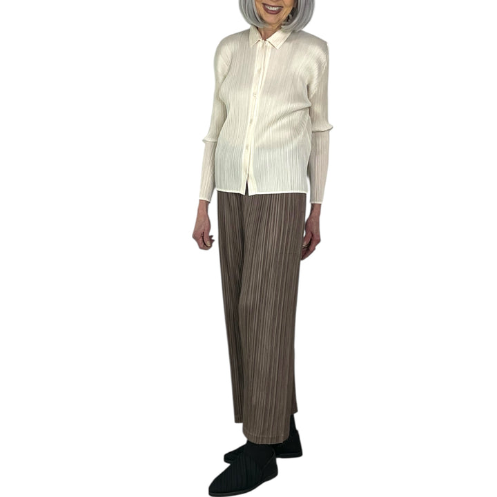 PLEATS L/S SHIRT