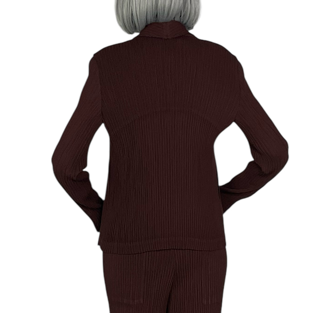 HATCHING PLEATS JACKET
