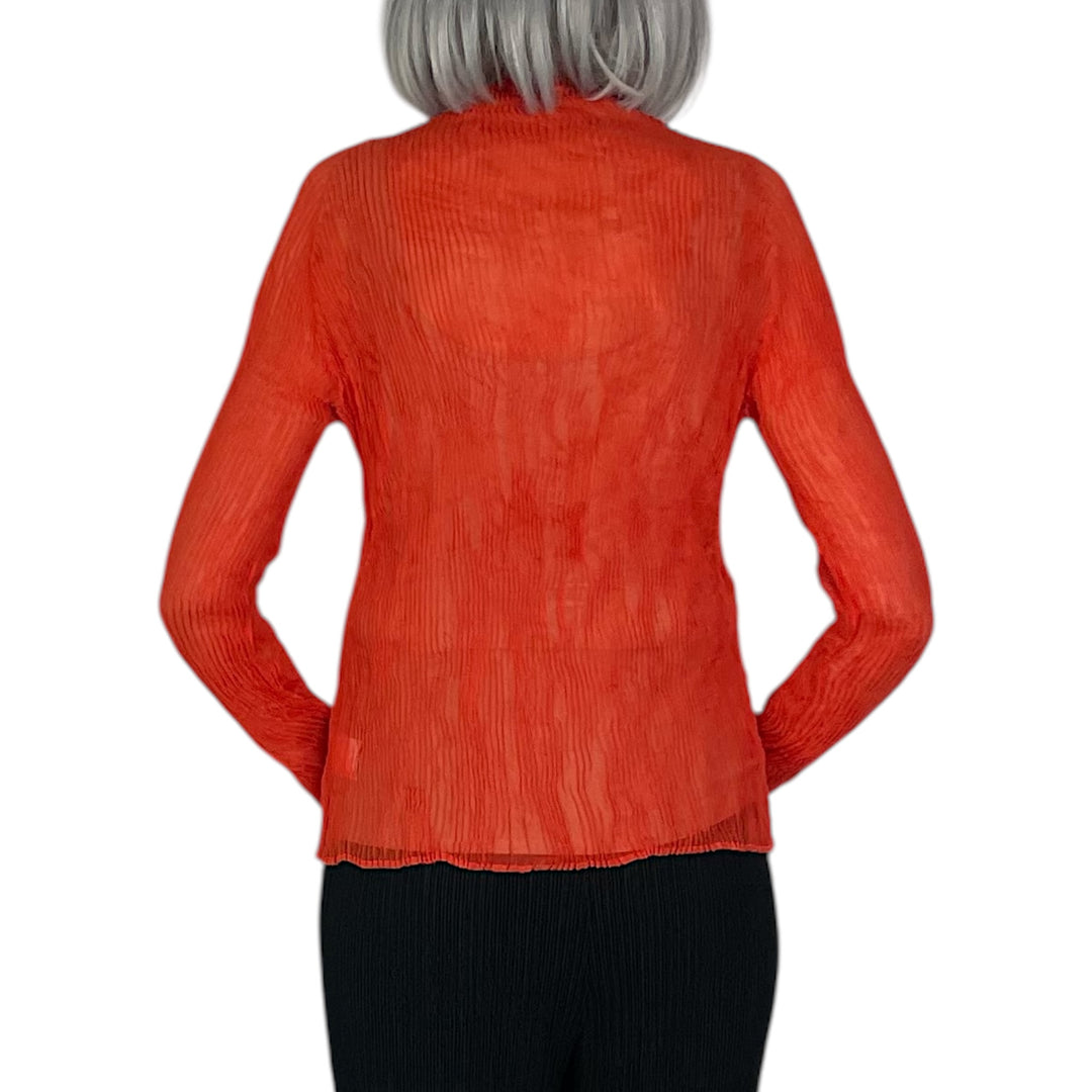 CHIFFON TWIST 2 HI-NECK TOP