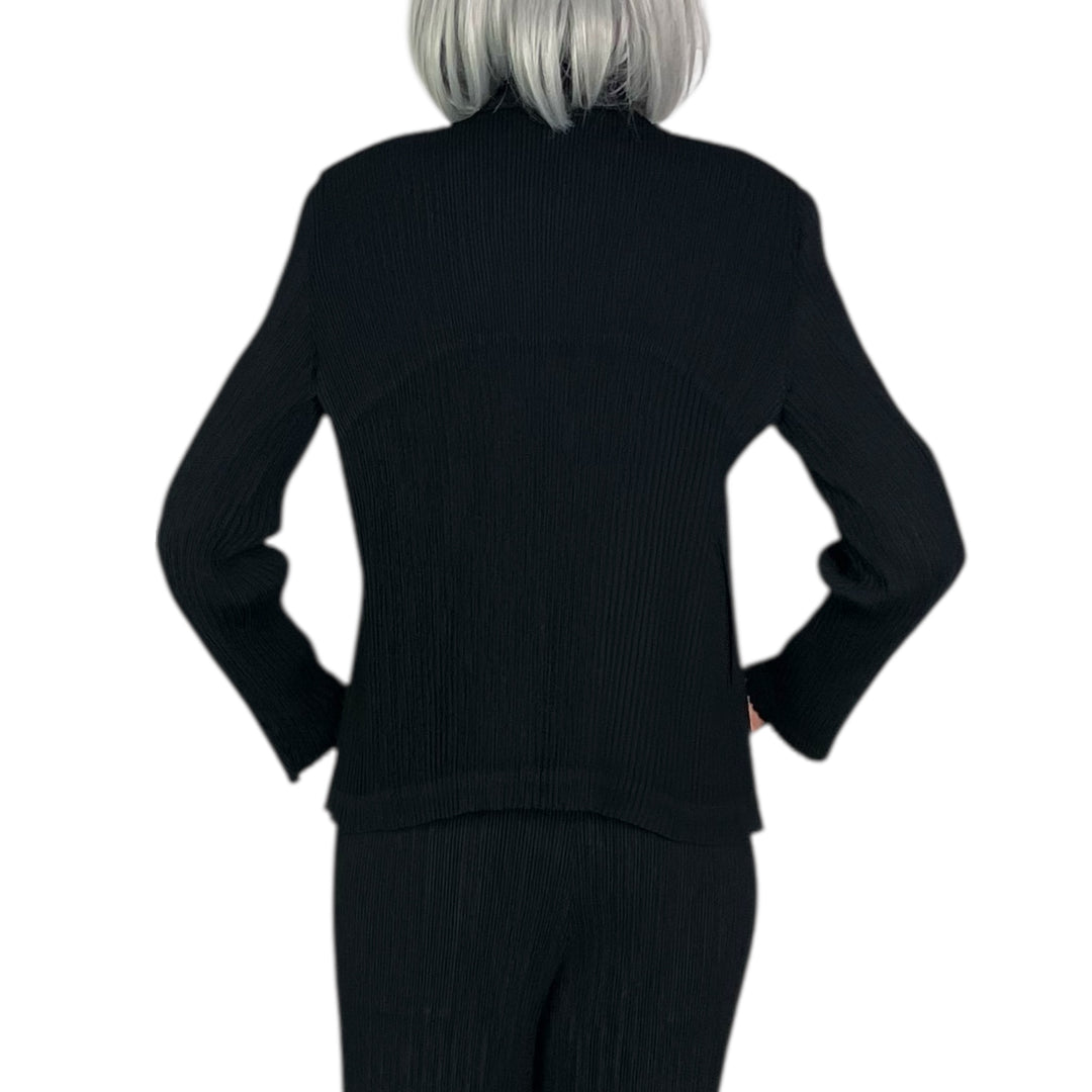 HATCHING PLEATS JACKET