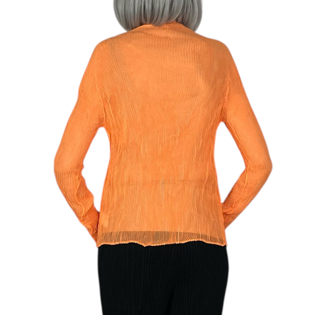CHIFFON TWIST 2 HI-NECK TOP