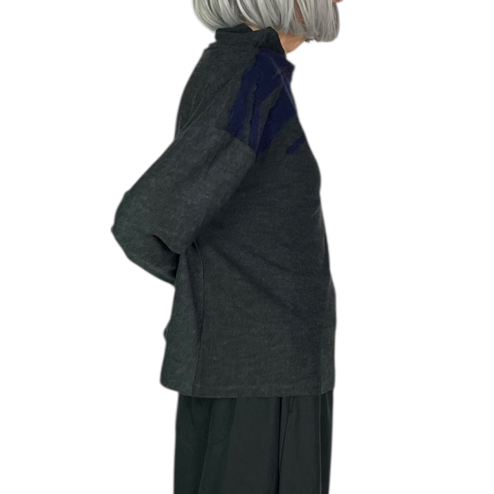 GRAPHIC WEAVE PULLOVER