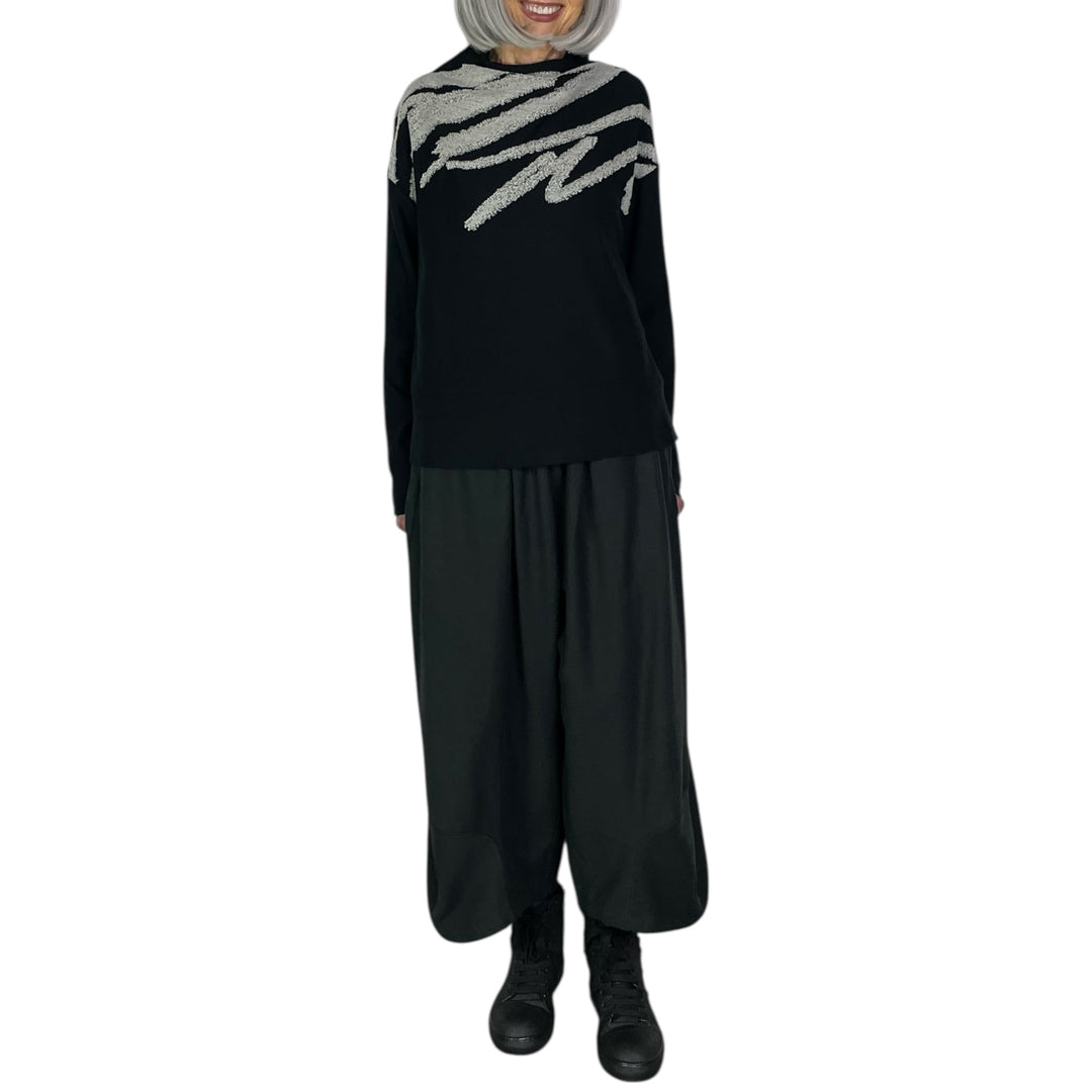 GRAPHIC WEAVE PULLOVER
